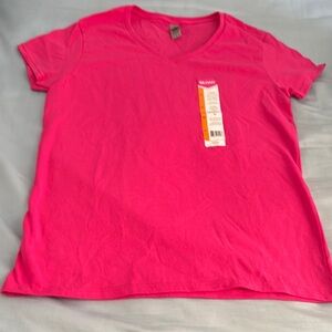 Gildan Pink Relaxed Short Sleeve T-Shirt